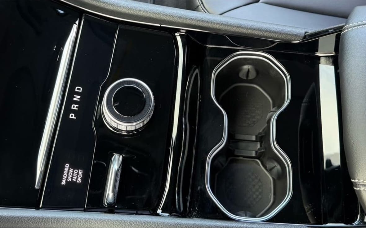 Center console after a Sudz detail